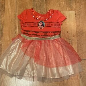 Disney Moana 2T Costume - Orange and Gold